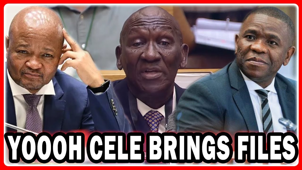 FORMER MIN Bheki Cele Evidence To AD HOC Committee &ldquo;Cele Backs Mkhwanazi And Throws Mchunu Under Bus