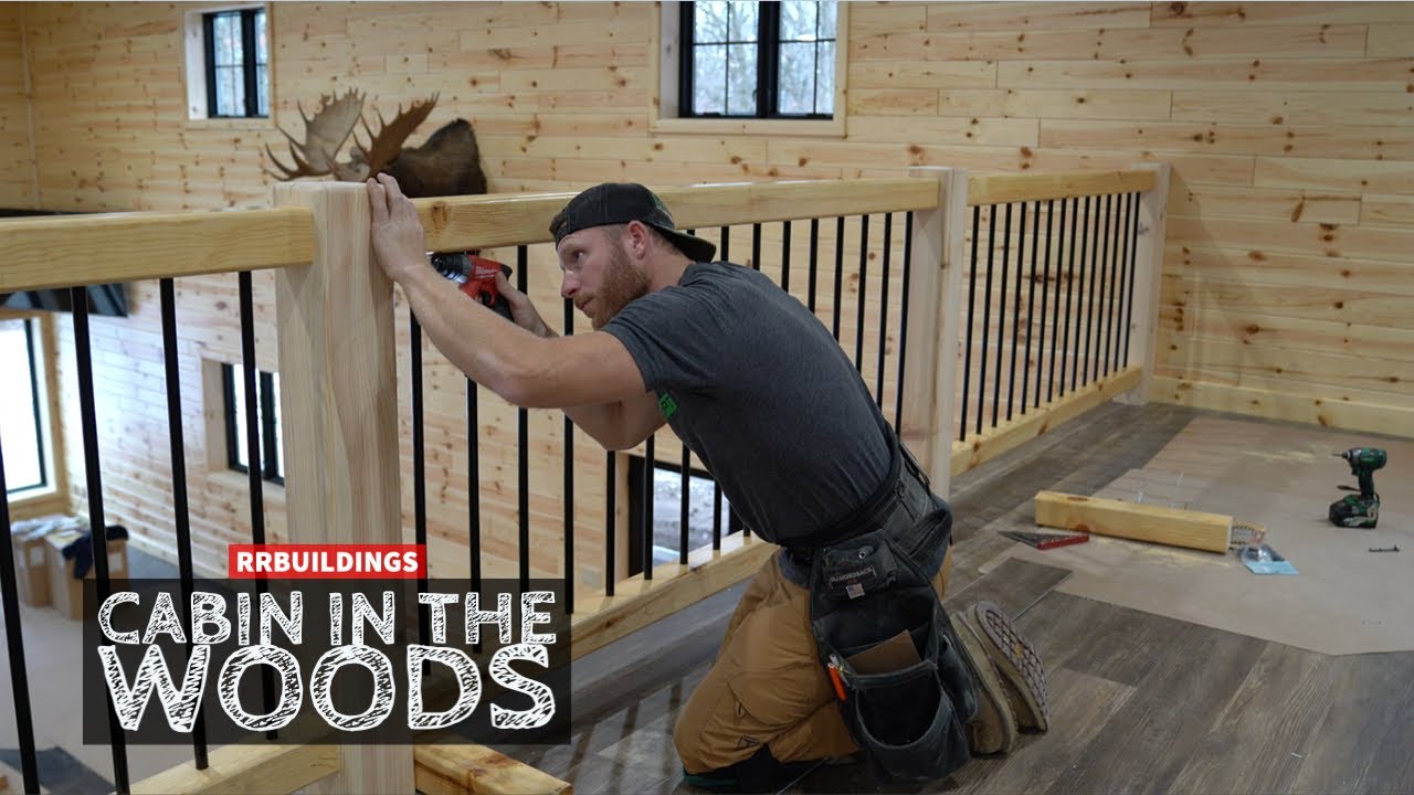 Cabin in the Woods 47: Installing Handrails PART 1