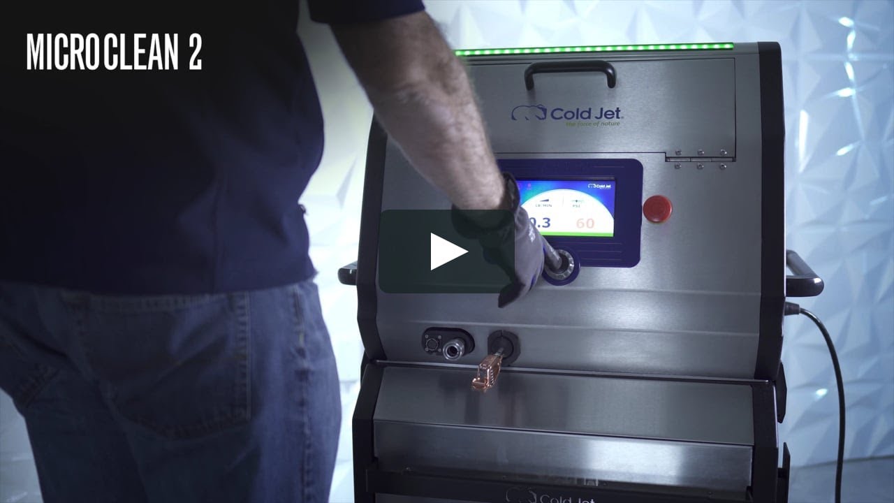 Cold Jet Dry Ice Blasting - Introducing the New The i3 MicroClean® 2