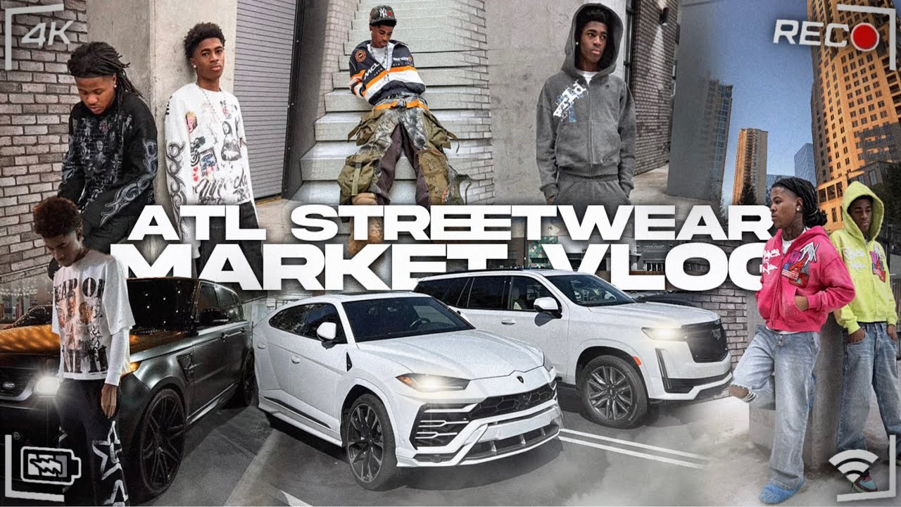 Atlanta streetwear market + Modeling BTS📸