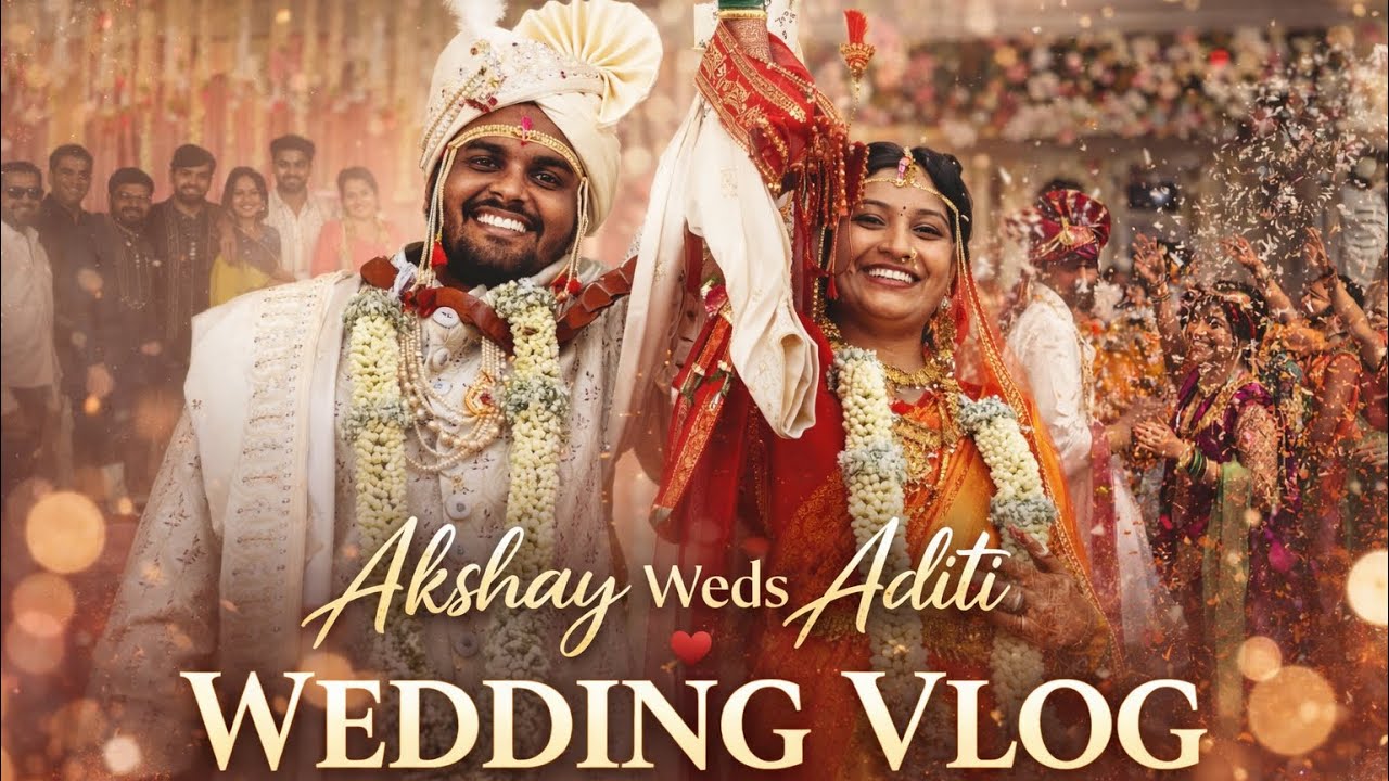 Bhai ke Shadi Hogaye Successful🥹❤️ | Akshay Weda Aditi😍💍| Wedding Vlog