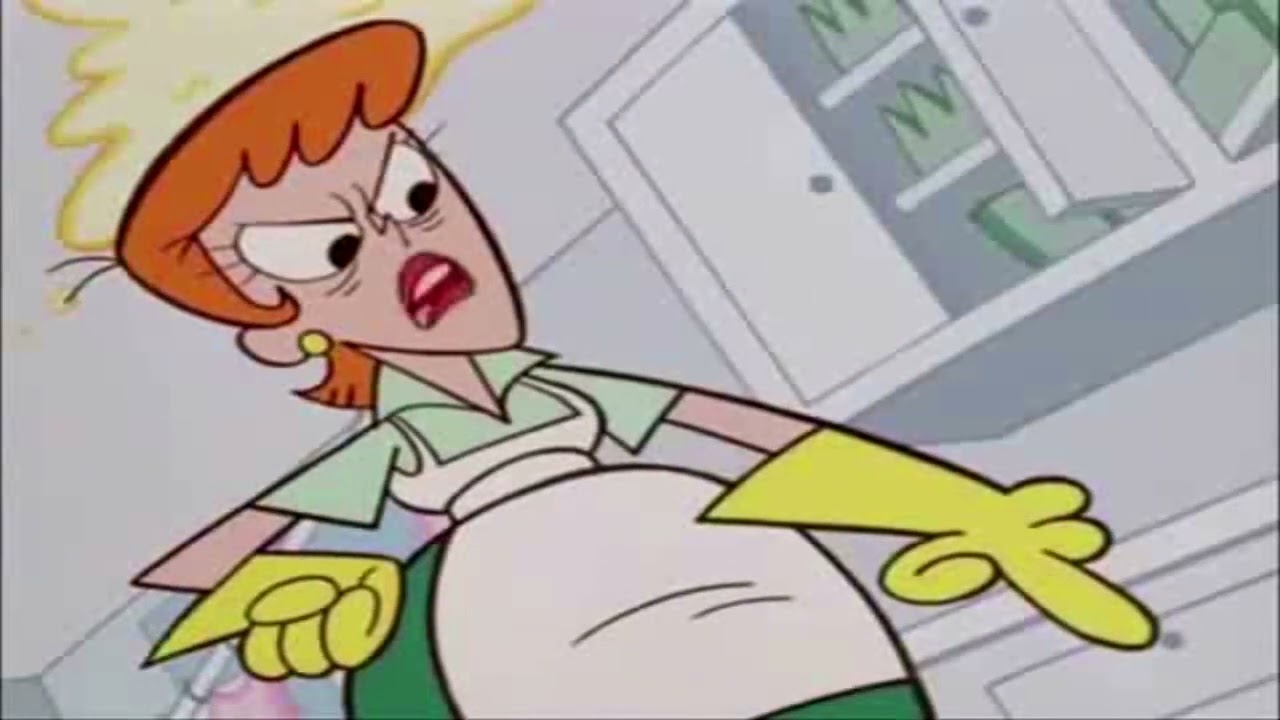Dexter's Laboratory Rude Removal but only when Mom is onscreen