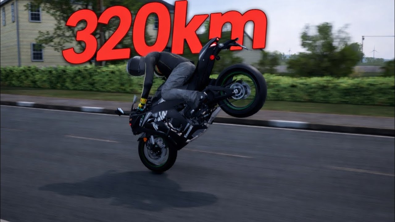 Peguei 320  km na ZX10rr