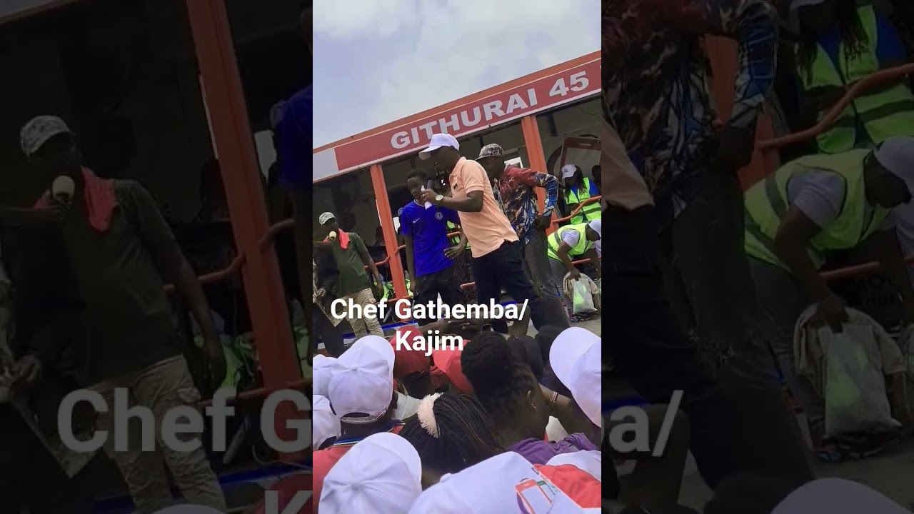 Chef Gathemba and Kajim #kikuyucelebritynews #kikuyuentertainmentnews