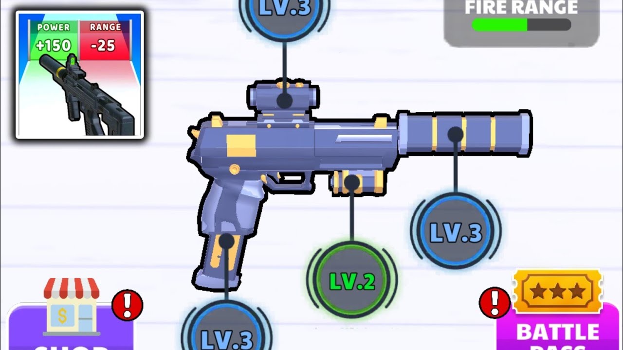 Weapon Master: Gun Shooter Run - Gameplay Walkthrough (Android,ios)