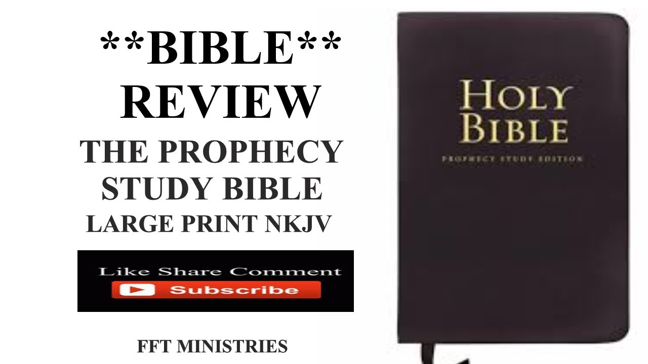 *BIBLE REVIEW* HOLY BIBLE PROPHECY EDITION GIANT PRINT BY AMAZING FACTS// NKJV