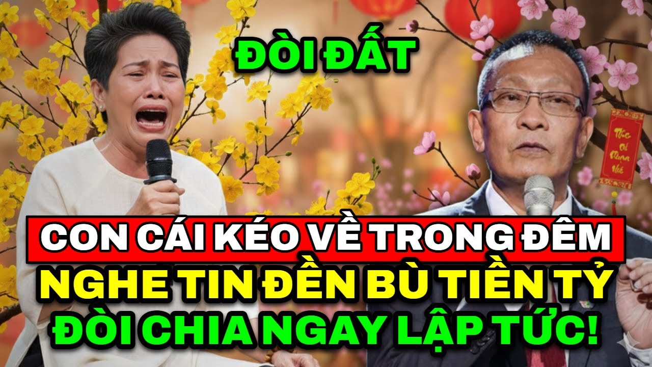 TÂM SỰ CÙNG VĂN SÂM - Sốc: Con cái kéo về trong đêm đòi chia đất khi nghe tin đền bù tiền tỷ