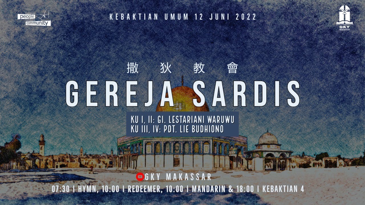 Gereja Sardis | Wahyu 3:1-6 | GI. Lestariani Waruwu (Hymn)