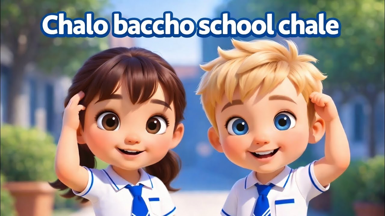 👉 चलो चलो बच्चों, स्कूल चलें 🎒 | हिंदी बच्चों की कविता | Tinkel Tunes