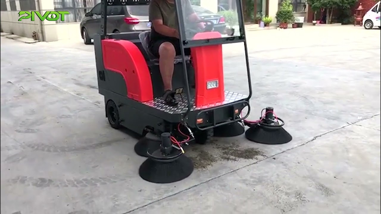 Commercial Ride on Sweeper Machine G90 by Pivot Machinery