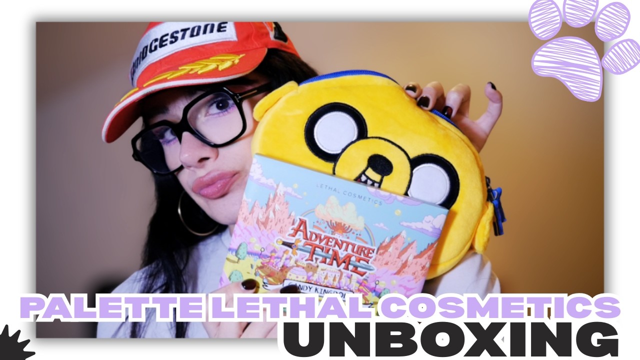 Unboxing Lethal cosmetics : Adventure Time !!! #maquillage