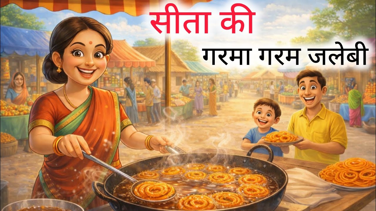 सीता की गरमा गरम जलेबी | Sita ki Garma Garam Jalebi | Moral Story | Hindi Kahani | 