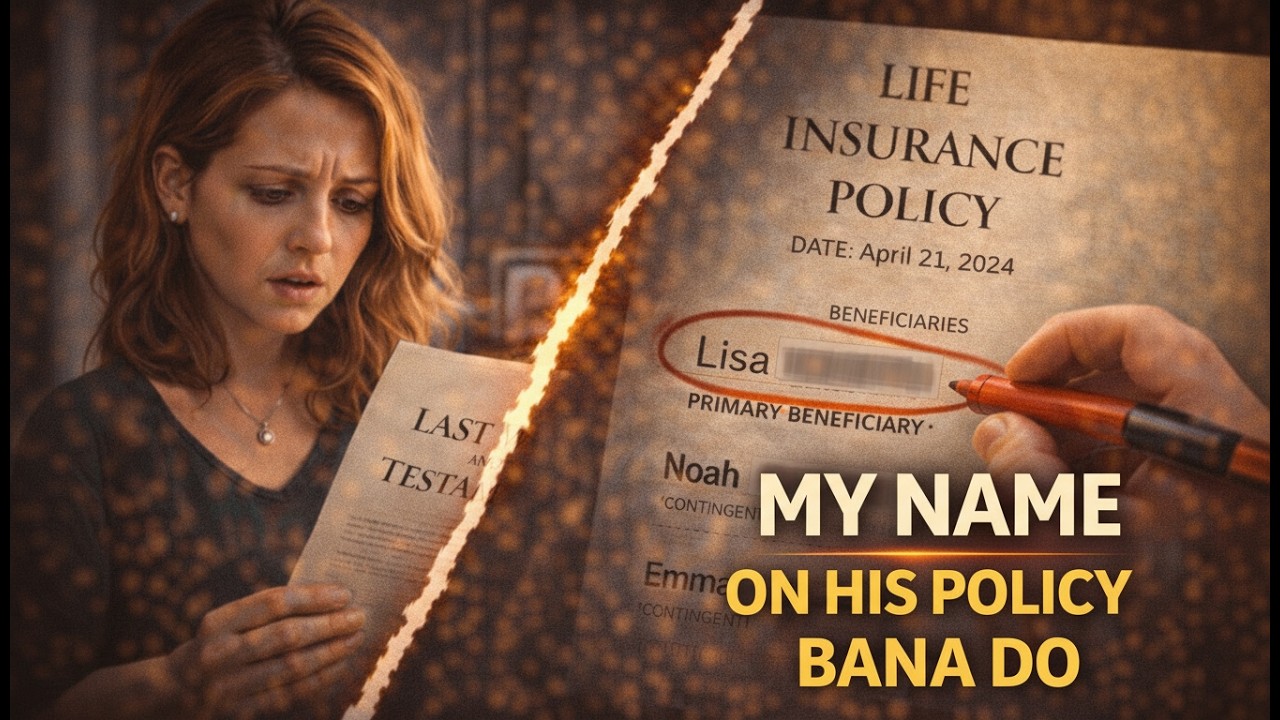 I Found My Own Name in My Husband's Life Insurance Policy — Dated Three Days Ago..