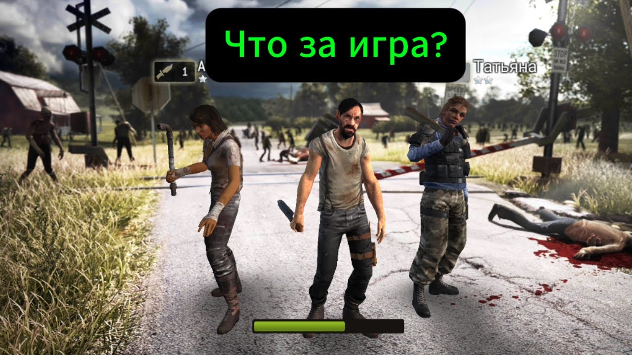 Обзор за 1 мин: "The Walking Dead No Man's Land"  Что за игра?(пошаговая тактическая стратегия  RPG)