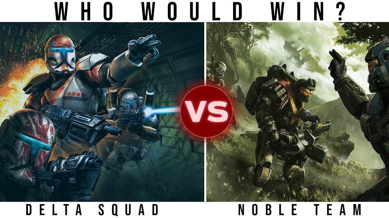 NOBLE TEAM vs DELTA SQUAD | Halo vs Star Wars: Who Would Win?