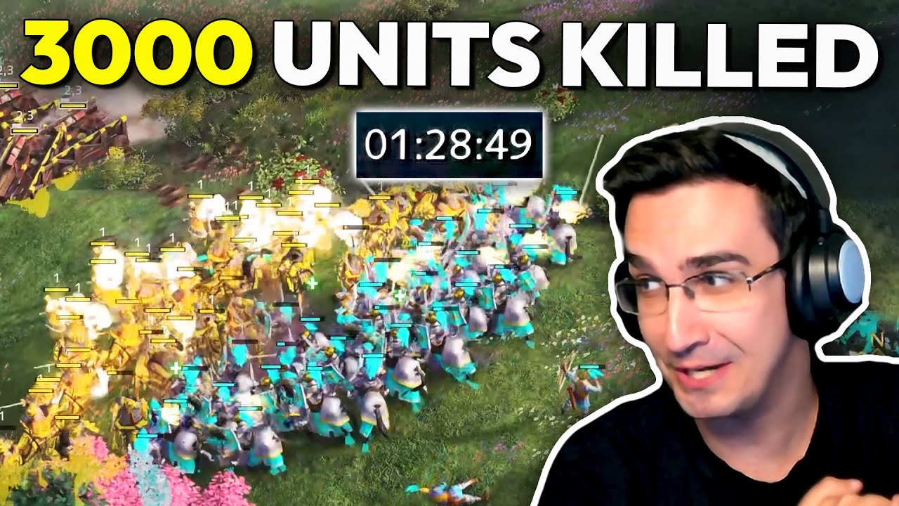 The Longest Pro 1v1 Game I've Ever Played in AOE4....