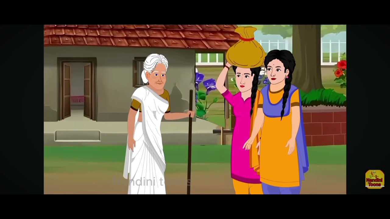 गरीब किसान की बेटियाँ |garib kisan ki betiyan | hindi kahaniya | cartoon video #kahani #nandinitoons