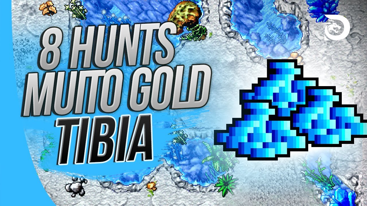 Tibia | 8 MELHORES HUNTS DE PROFIT para FREE ACCOUNT!