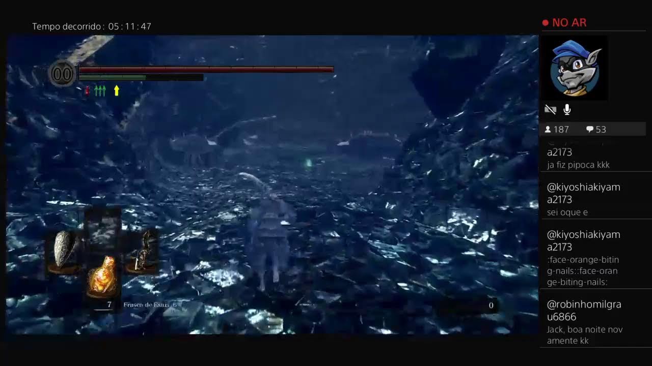 Dark souls remaster,dando volta esgotos,pegando algumas coisas,#500escritos.