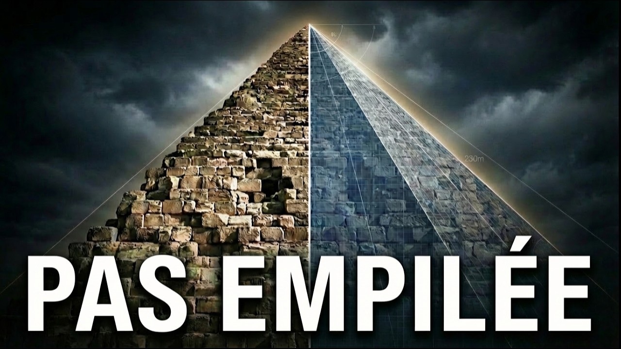 La Grande Pyramide n’a pas été empilée — elle a été conçue