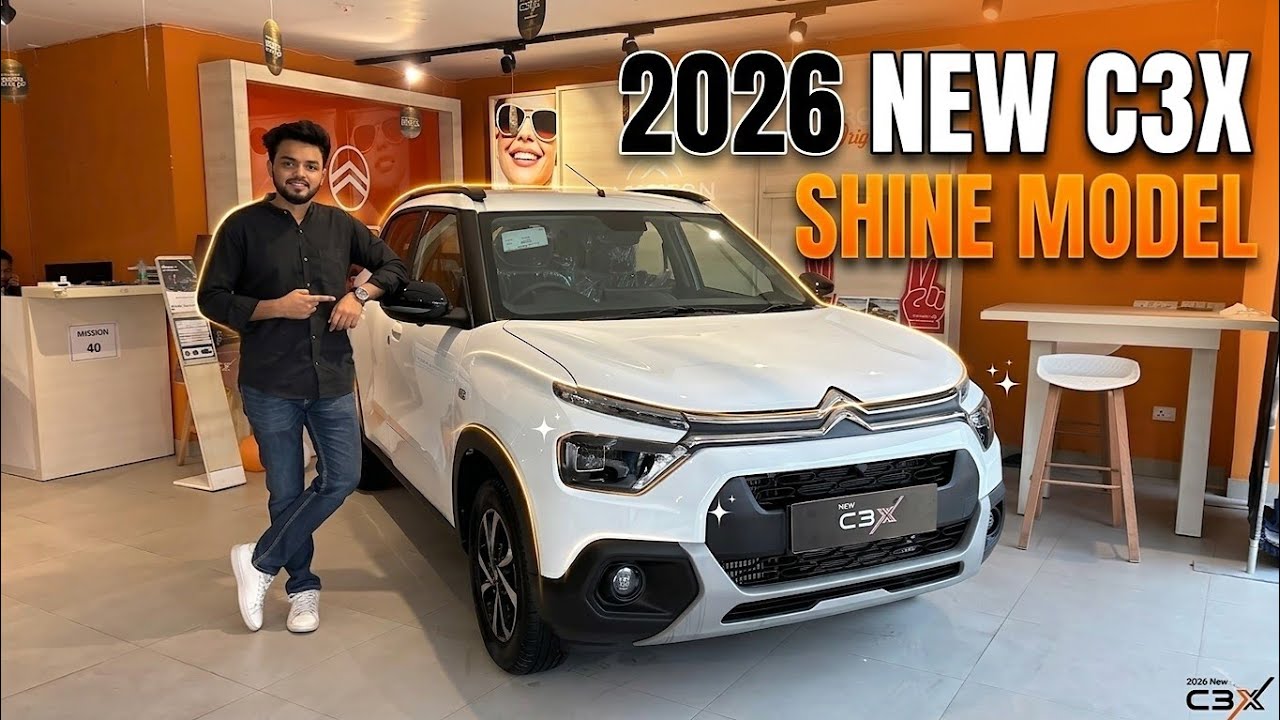 2026 New Citroën C3X Shine Top Model  – Luxury Feel at Just ₹4.99 Lakhs! 🚗🔥