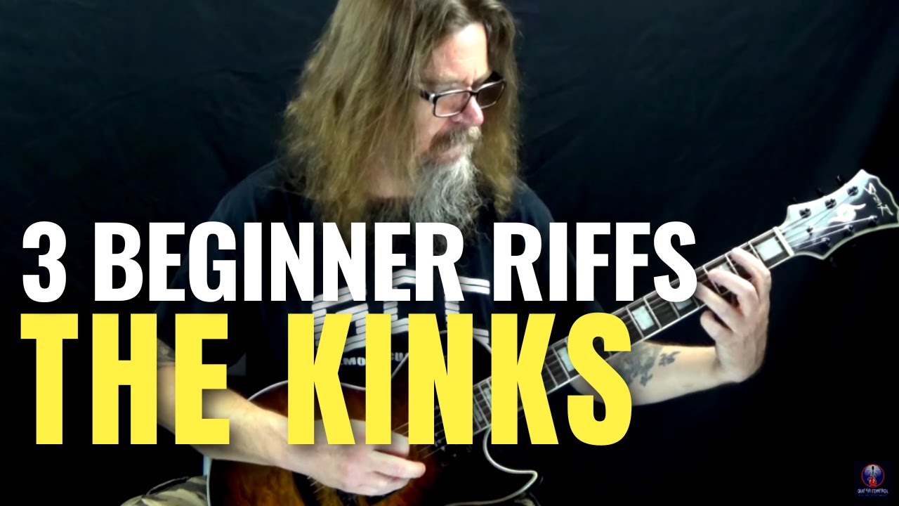 Learn To Play 3 Easy BEGINNER Riffs By The Kinks