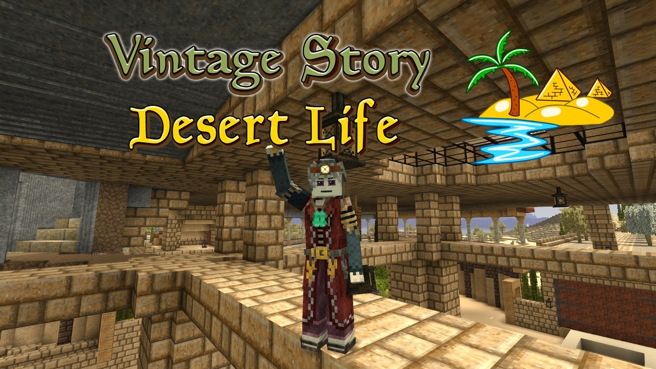 Vintage Story Desert Life Ep 313: Blue Skies For the Temple Ceiling