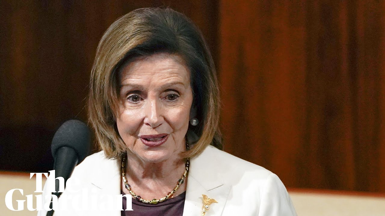 Nancy Pelosi announces that she will step down as party leader in House of Representatives