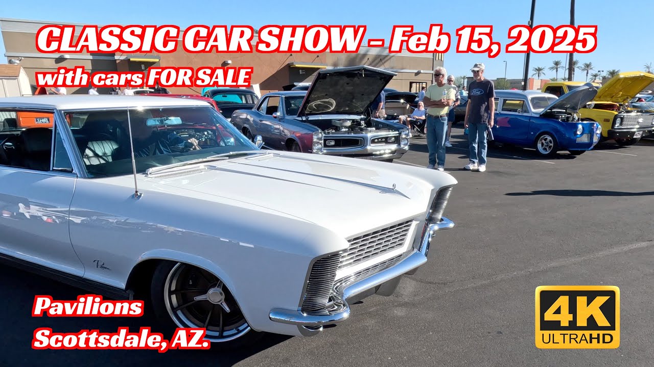 Classic Car and Hot Rod Show with cars For Sale Feb 15 - Pavilions - Scottsdale, AZ.