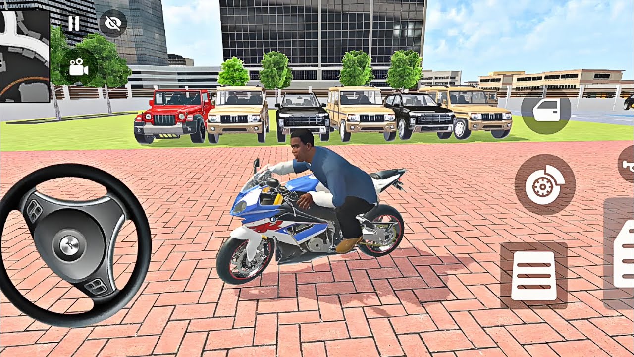 🚨🚗 Indian Bikes Driving 3D 🇮🇳 | 🎮 Franklin order by 1⃣ Thar And Creta Bolero 3⃣ BMW Bike 🎯🔥