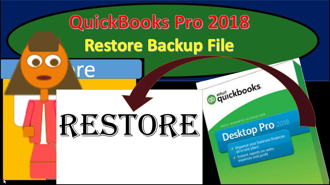 QuickBooks Pro 2018 Restore Backup File