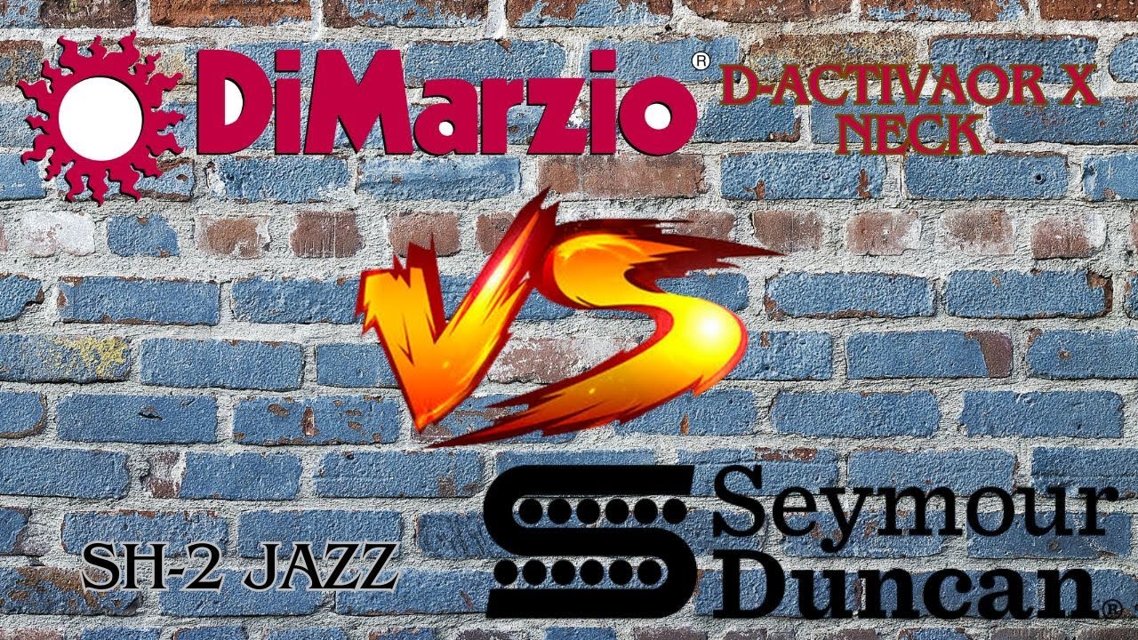 Seymour Duncan SH-2 Jazz vs Dimarzio D-Activator X Neck