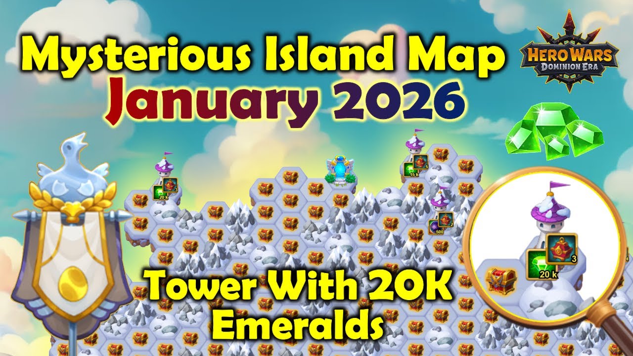 Mysterious Island Map - January 2026