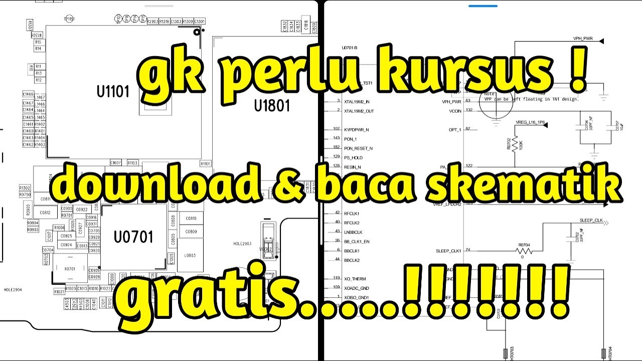 Cara download dan baca skematik hp gratis, otw jadi teknisi profesional....!!!