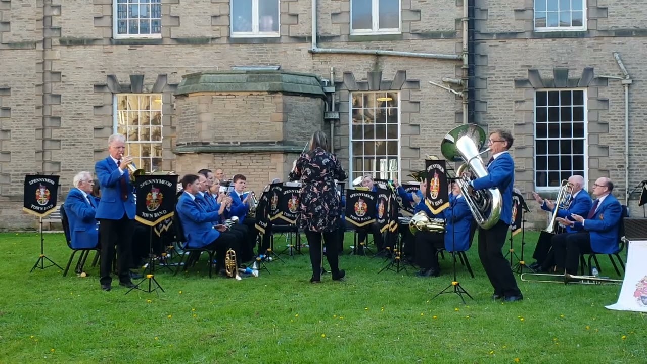 Flugel and Bass duet performed with Spennymoor Town band