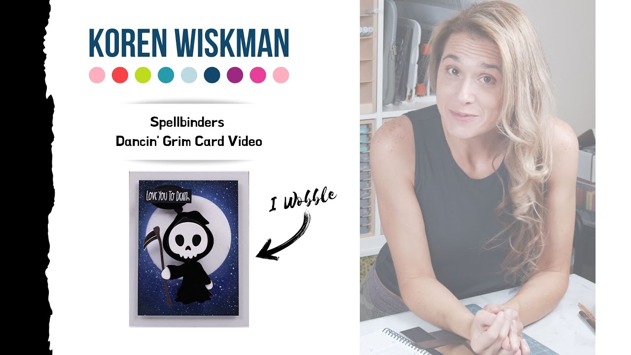 Spellbinders Dancin' Grim Card Video