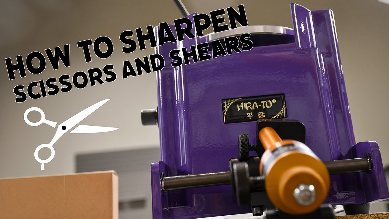 How To Use the Hira-To Sharpening System for Professionals | Scissor and Shear Sharpening