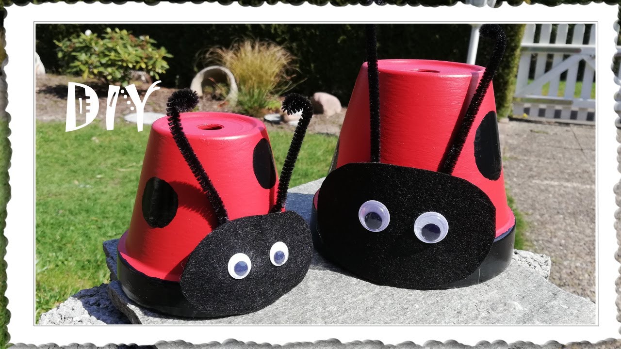 DIY Tontopf 🎨Marienkäfer 🐞