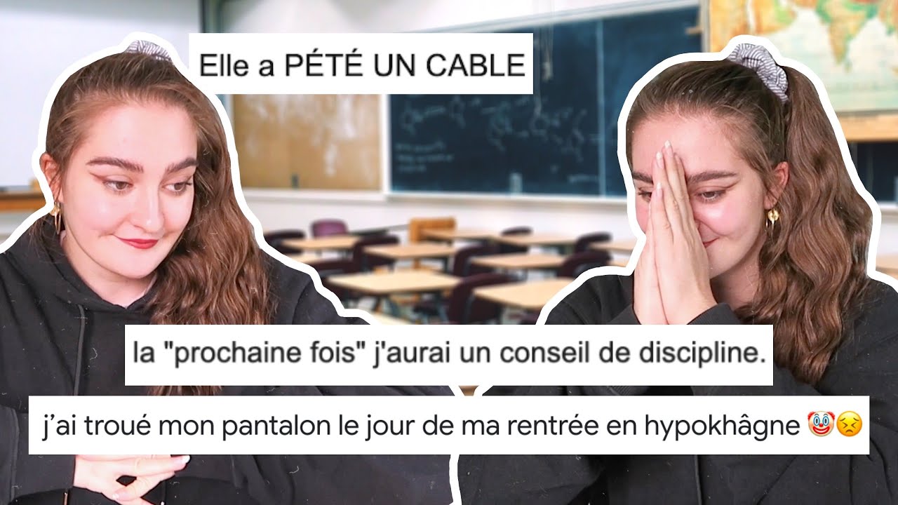 VOS PIRES ANECDOTES DE RENTRÉE