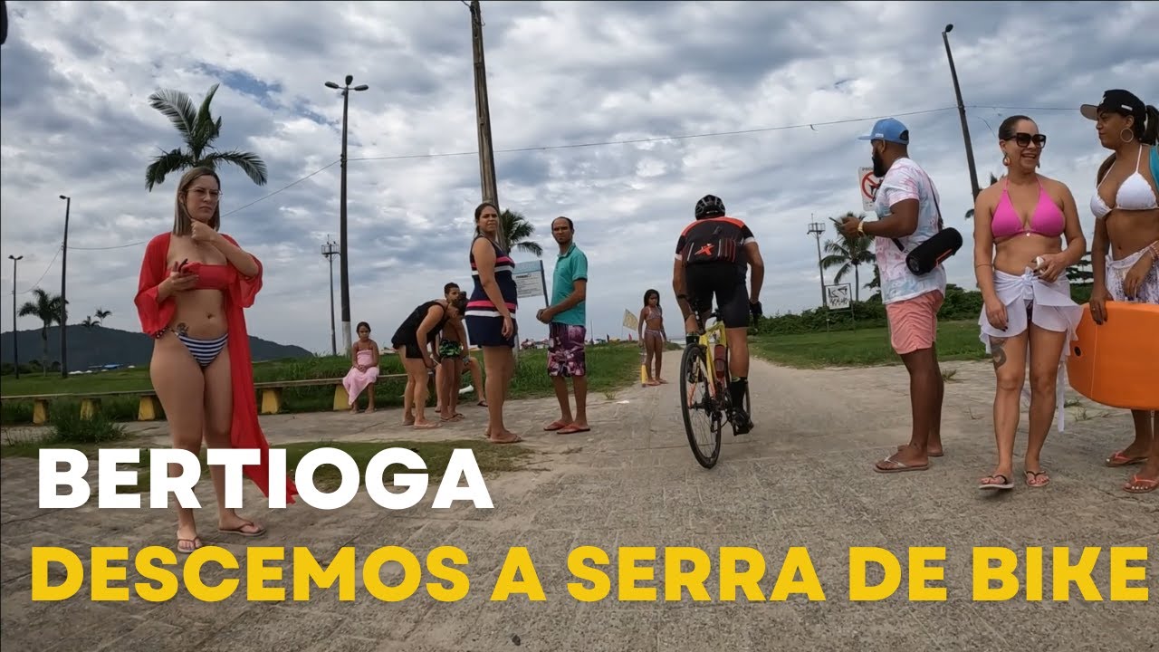 SERRA DE MOGI-BERTIOGA DE BIKE | 12 KM DE DESCIDA | CarlosBarrosBike