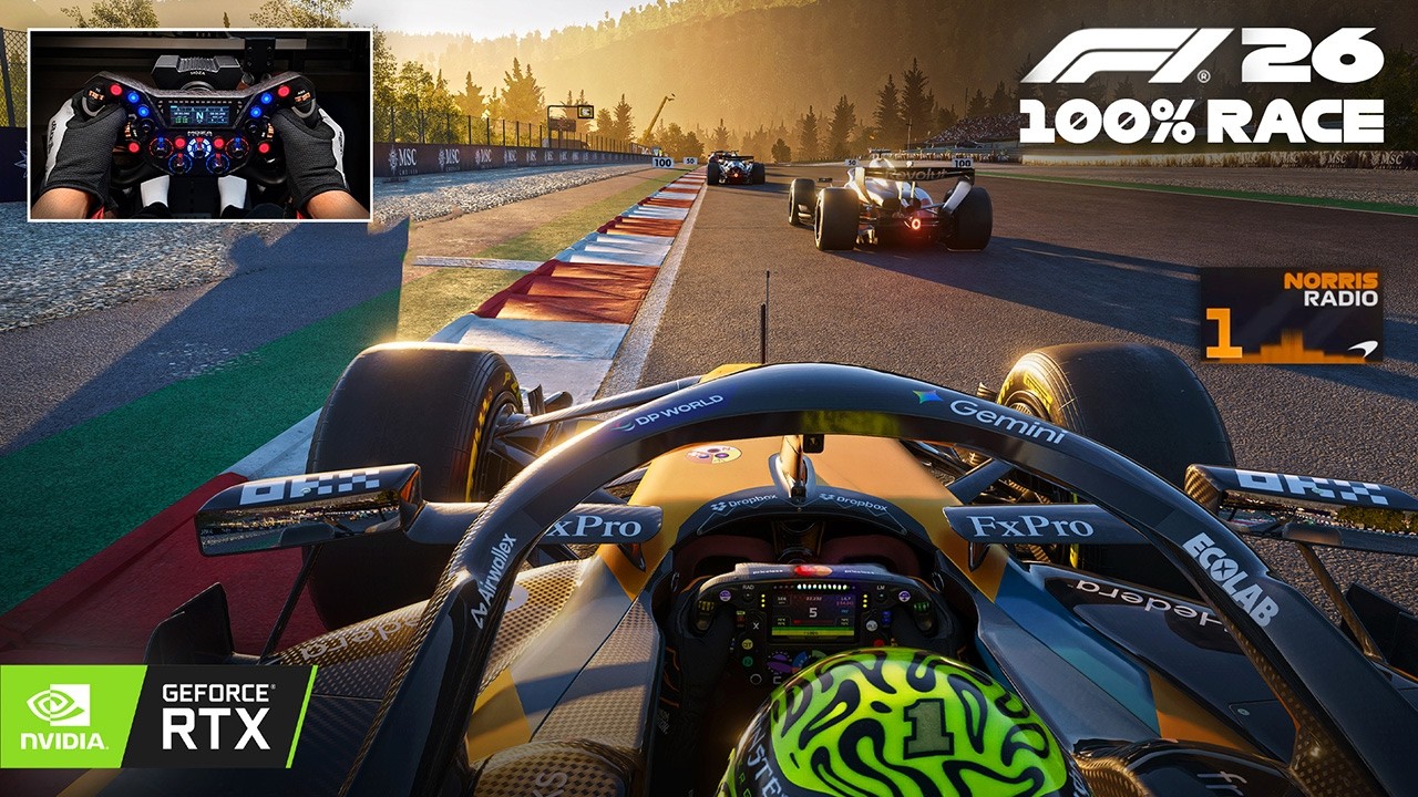 F1 26 Austrian GP Sunset Weather - Lando Norris McLaren MCL40 | 100% Race Steering Wheel Gameplay 4K