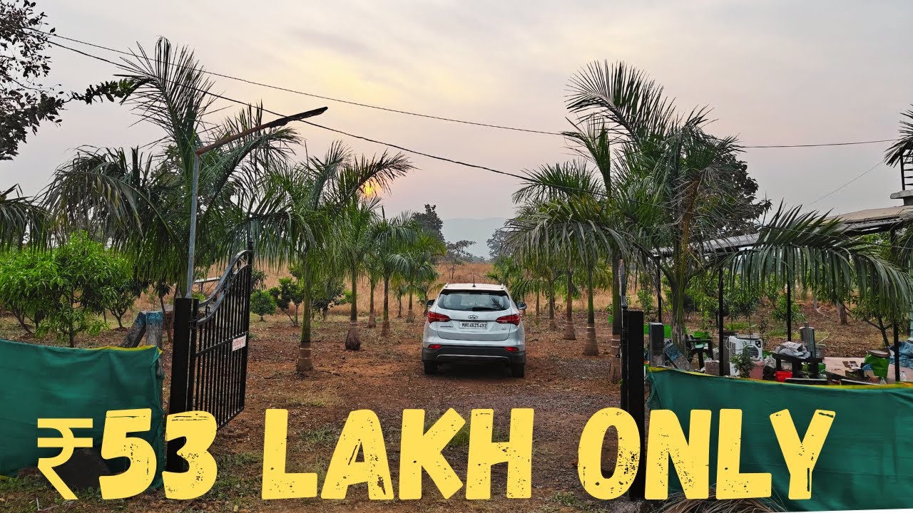 Developed 1 Acre Farmhouse Near Pali Ganpati | ₹53 Lakh on Khopoli - Pali Road