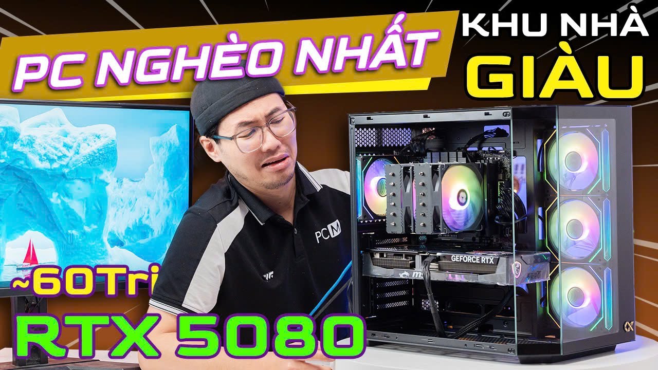 Hơn 60 Triệu LẮP NGAY RTX 5080 HUỶ DIỆT MỌI GAME - Ryzen 7 7800X3D Mãi Đỉnh!