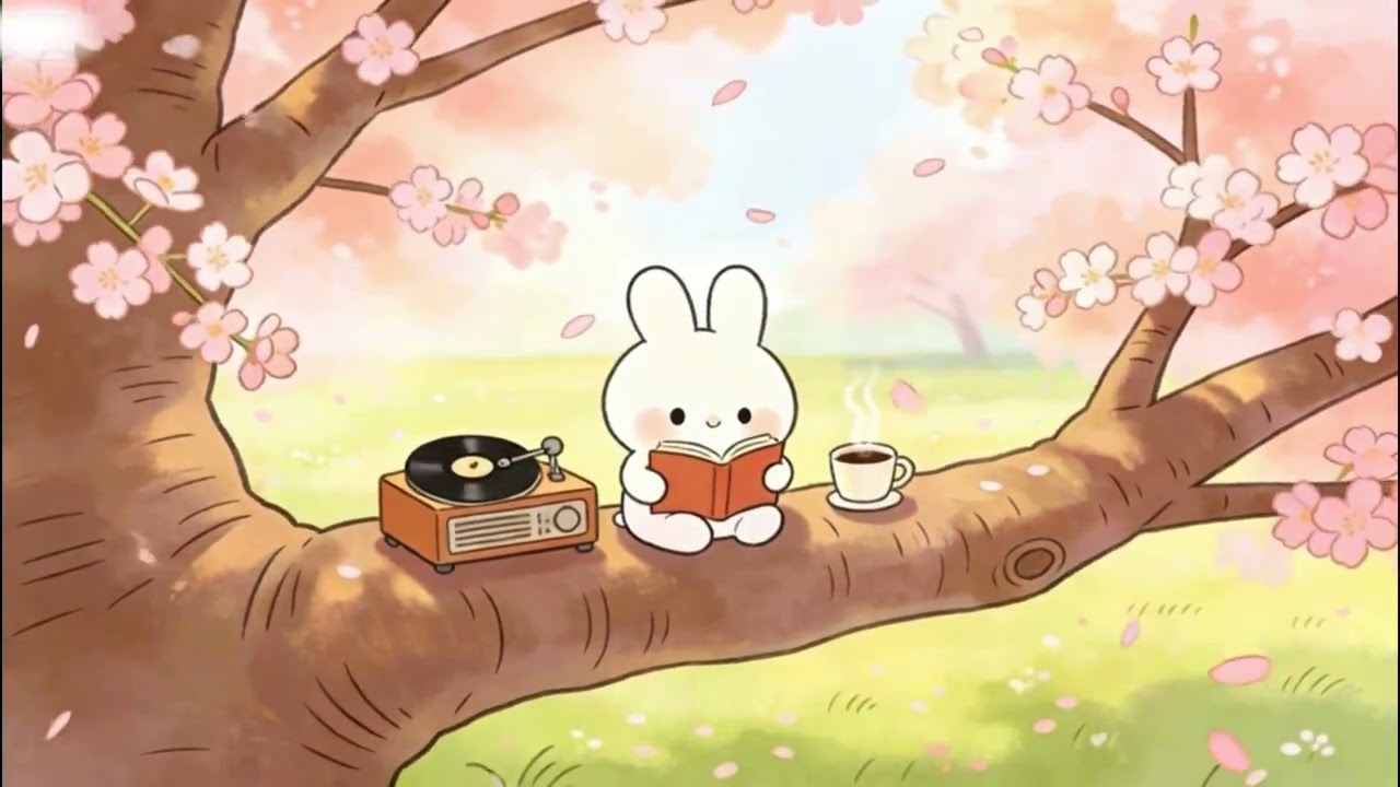 Cute Lofi Study Timer ☁️ Chill Beats & Kawaii Rabbit for Deep Focus