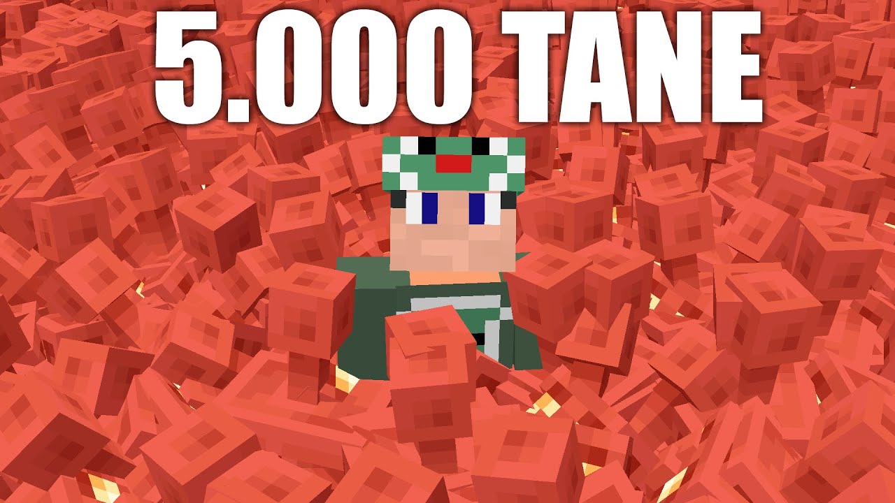 Minecraft Smp'de 5.000 BAKIR BLOK KIRDIM(Yayın Kesidi)