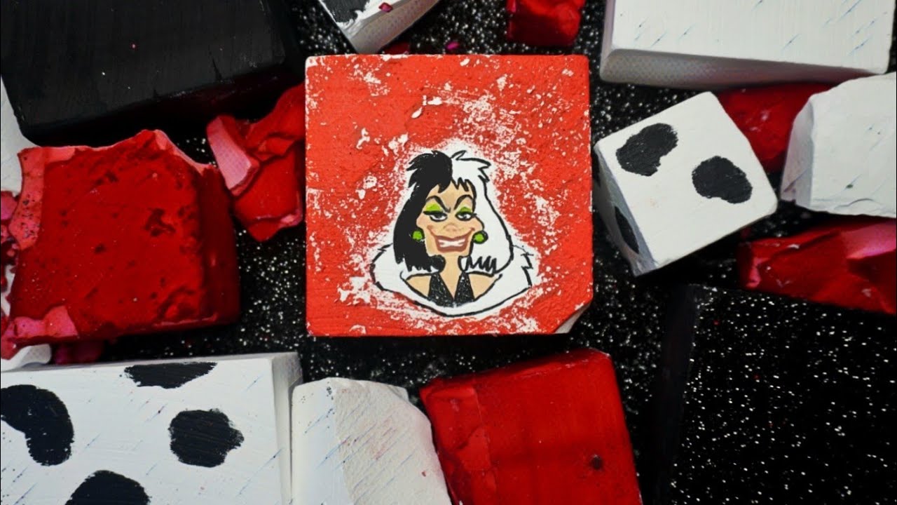Cruella theme crush | Oddly satisfying | ASMR |Sleep aid| Relax| Anxiety relief