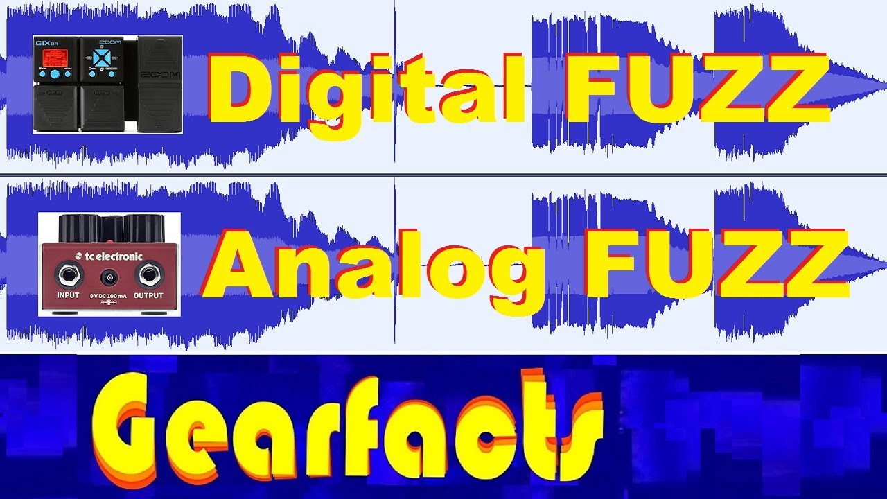 Digital Fuzz VS Analog Fuzz (Zoom/TC Electronic)