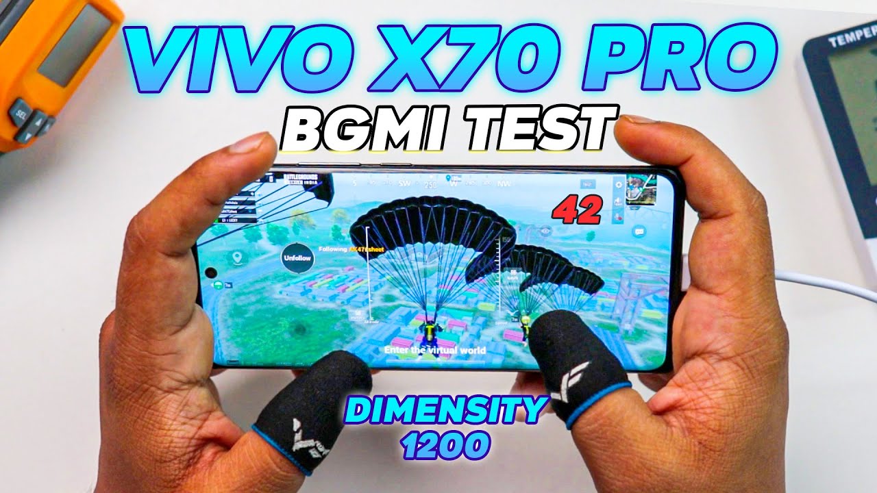 Vivo X70 Pro PUBG Test with FPS Meter 🔥Dimensity 1200🔥