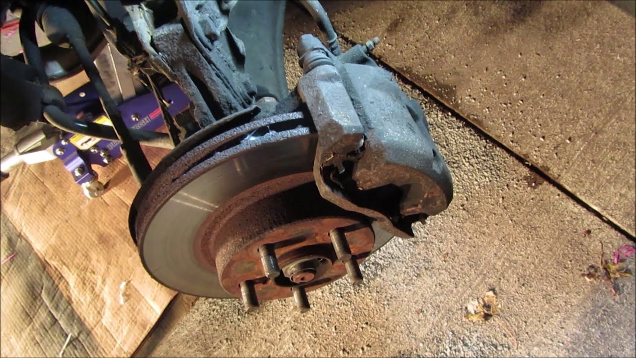 93-97 Subaru Legacy front wheel bearing/hub removal