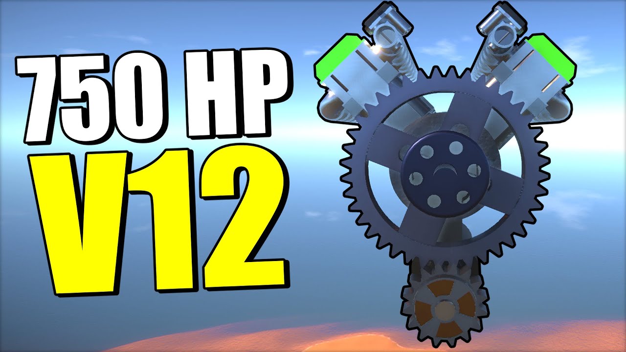 I Built a Massive V12 Engine with 750 HP for Powering BIG Vehicles!